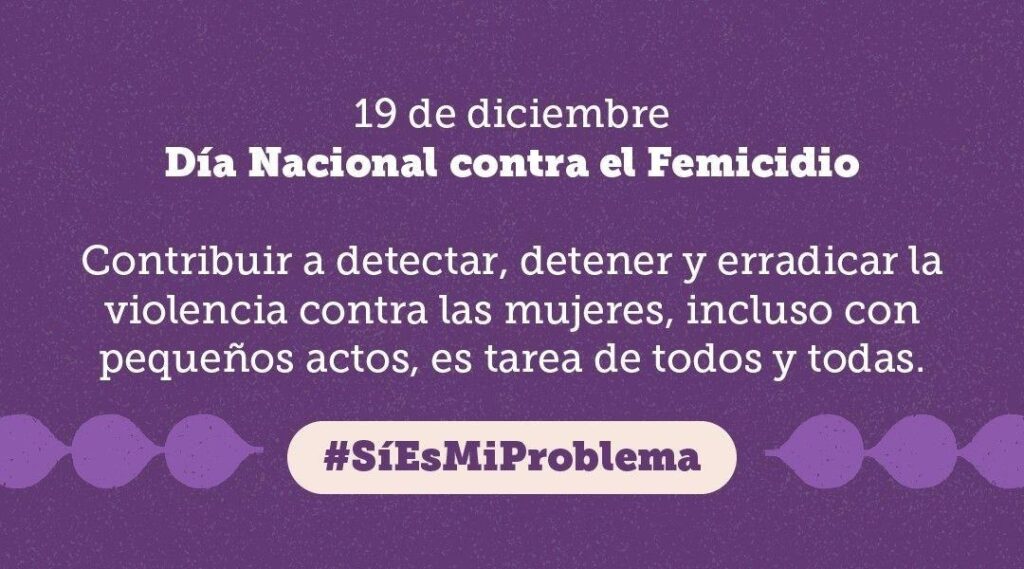 Por cada una de nosotras: Día Nacional contra el Femicidio
