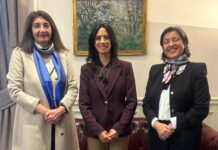 Gran Maestra sostuvo encuentro protocolar con Presidenta del Senado Gran Maestra