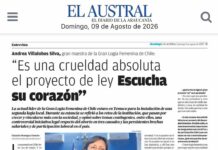 Entrevista Diario Austral de Temuco: “Es una crueldad absoluta el proyecto de ley Escucha su Corazón” proyecto de ley Escucha su Corazón